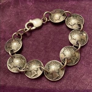 Coin Bracelet Made From Dimes